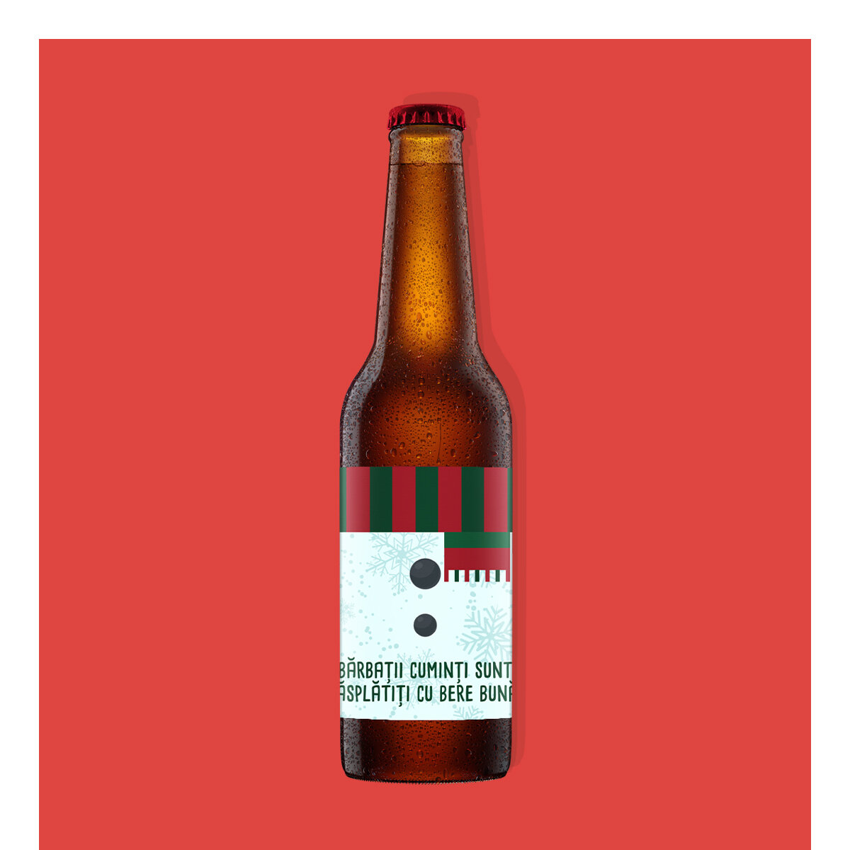 Personalised beer from Father Christmas