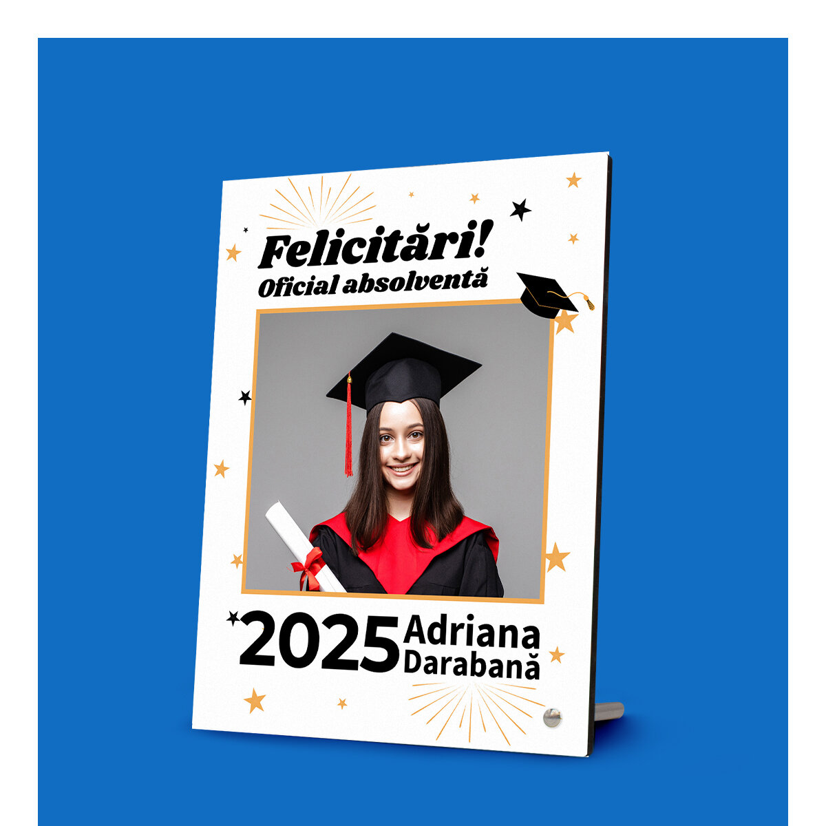 Personalised photo frames for graduation