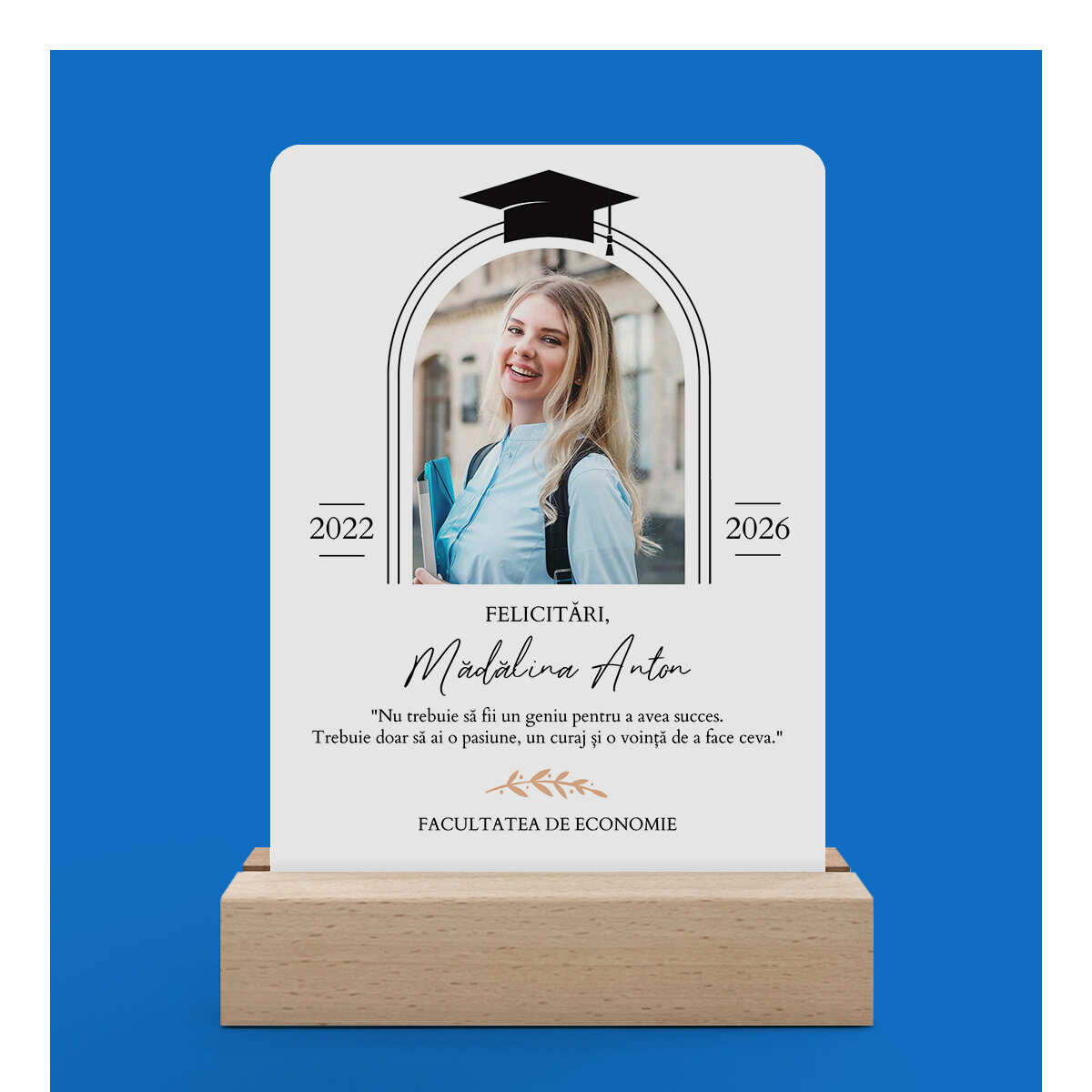 Personalised photo frames for graduation