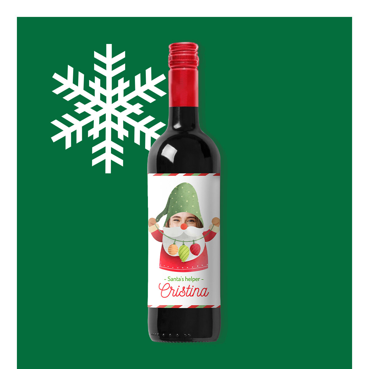 Personalised wine from Saint Nicholas