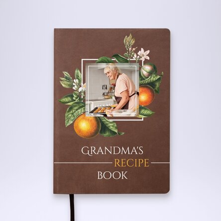 Agendă din piele personalizată color - Recipe