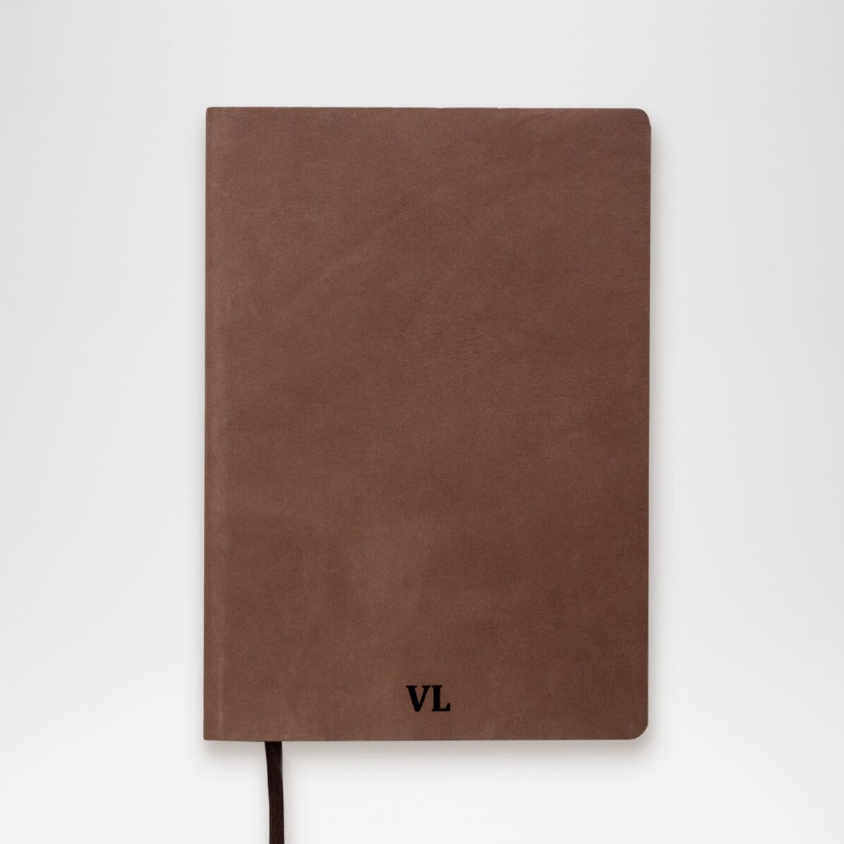 Agendă din piele personalizată cu inițiale sau nume