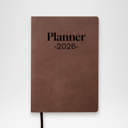 Personalised leather diary - Planner