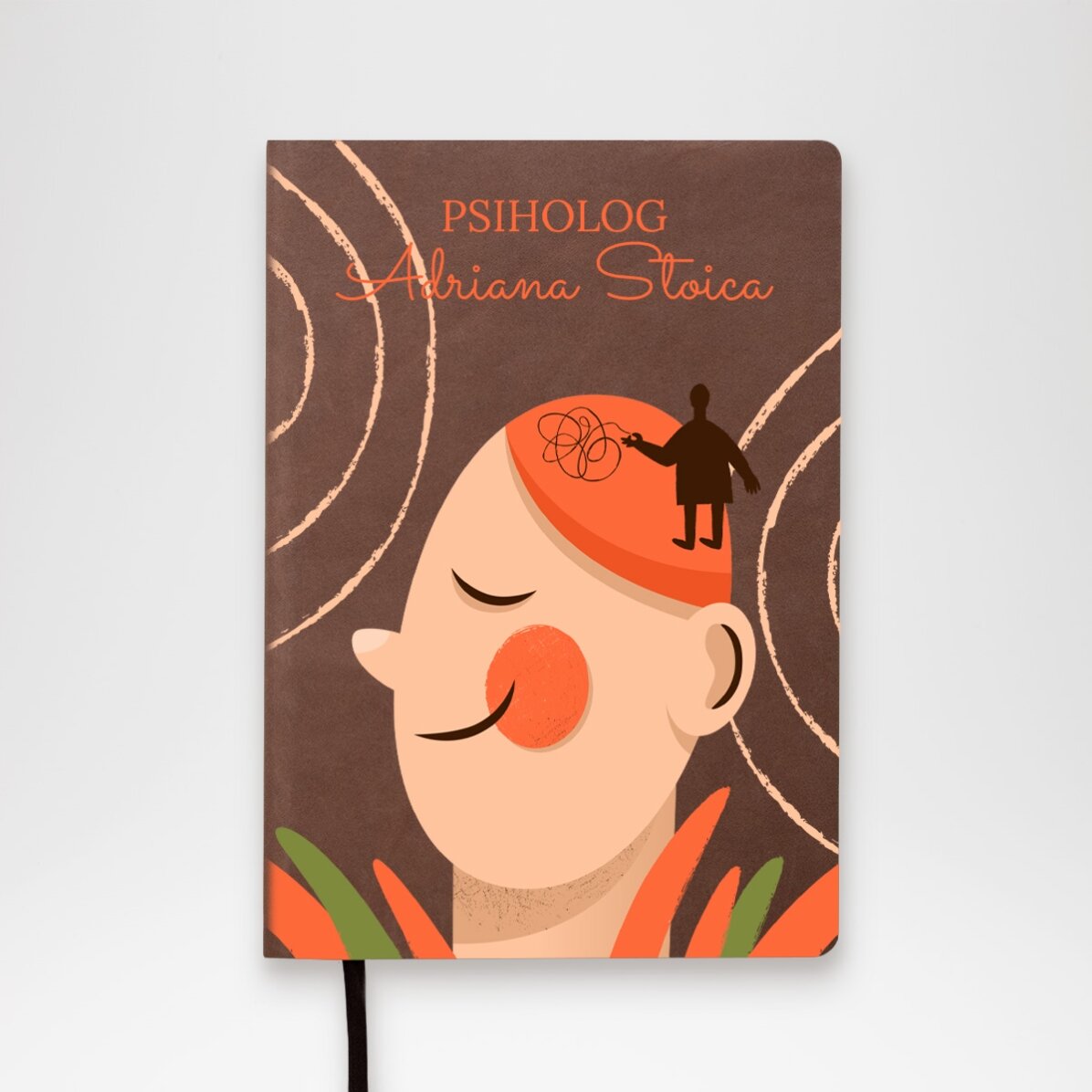 Personalised diary with text - The psychologist