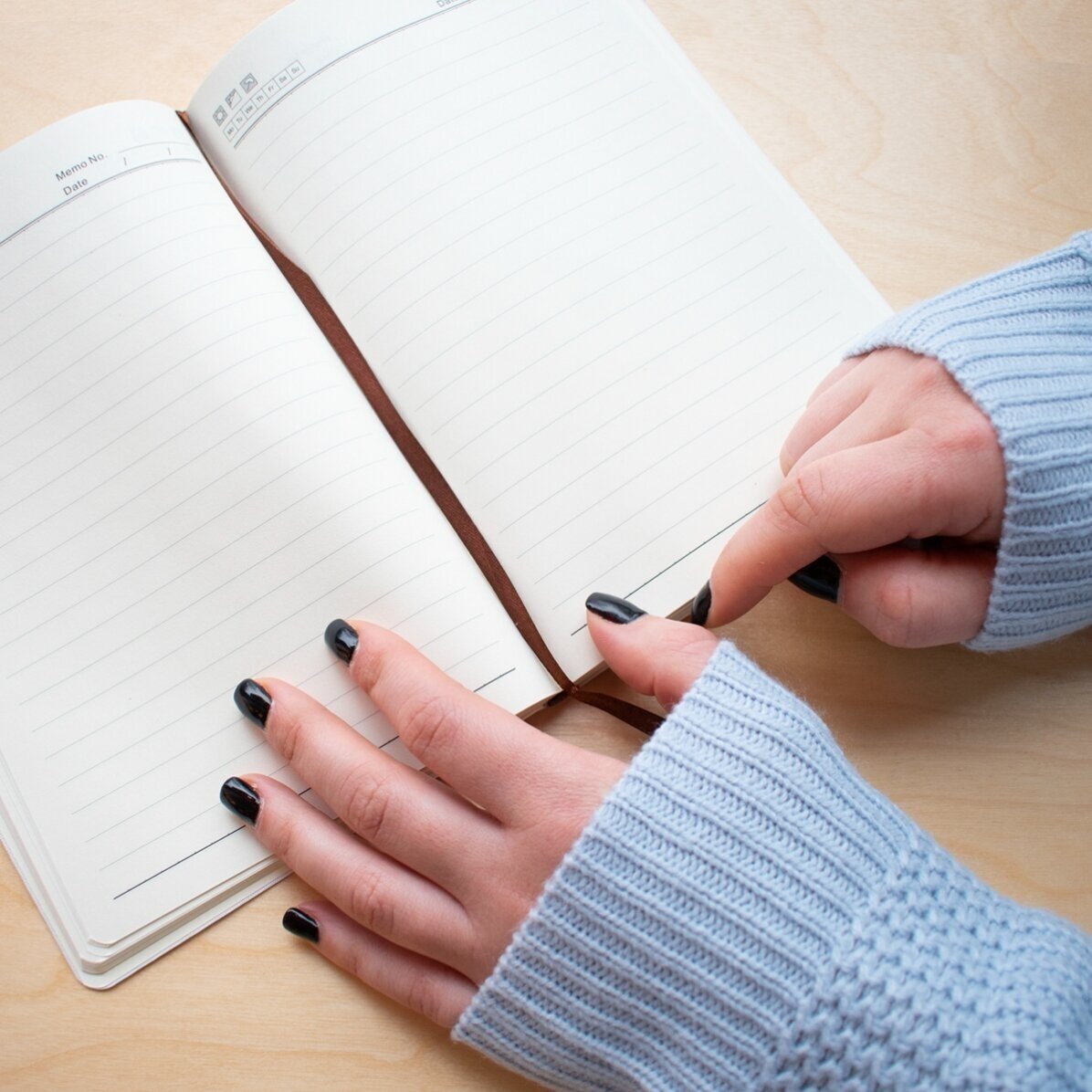 Agendă personalizată cu text - Idei creative