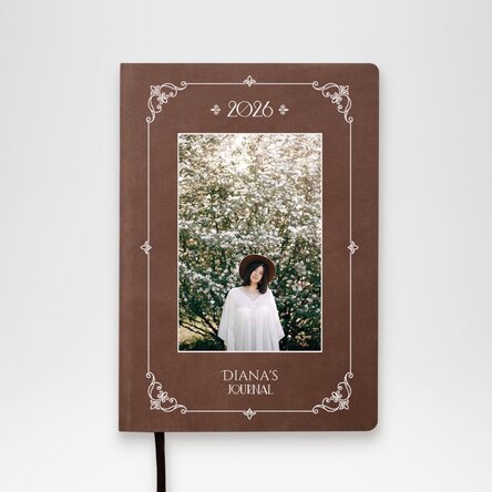 Agendă personalizată cu text - Model elegant