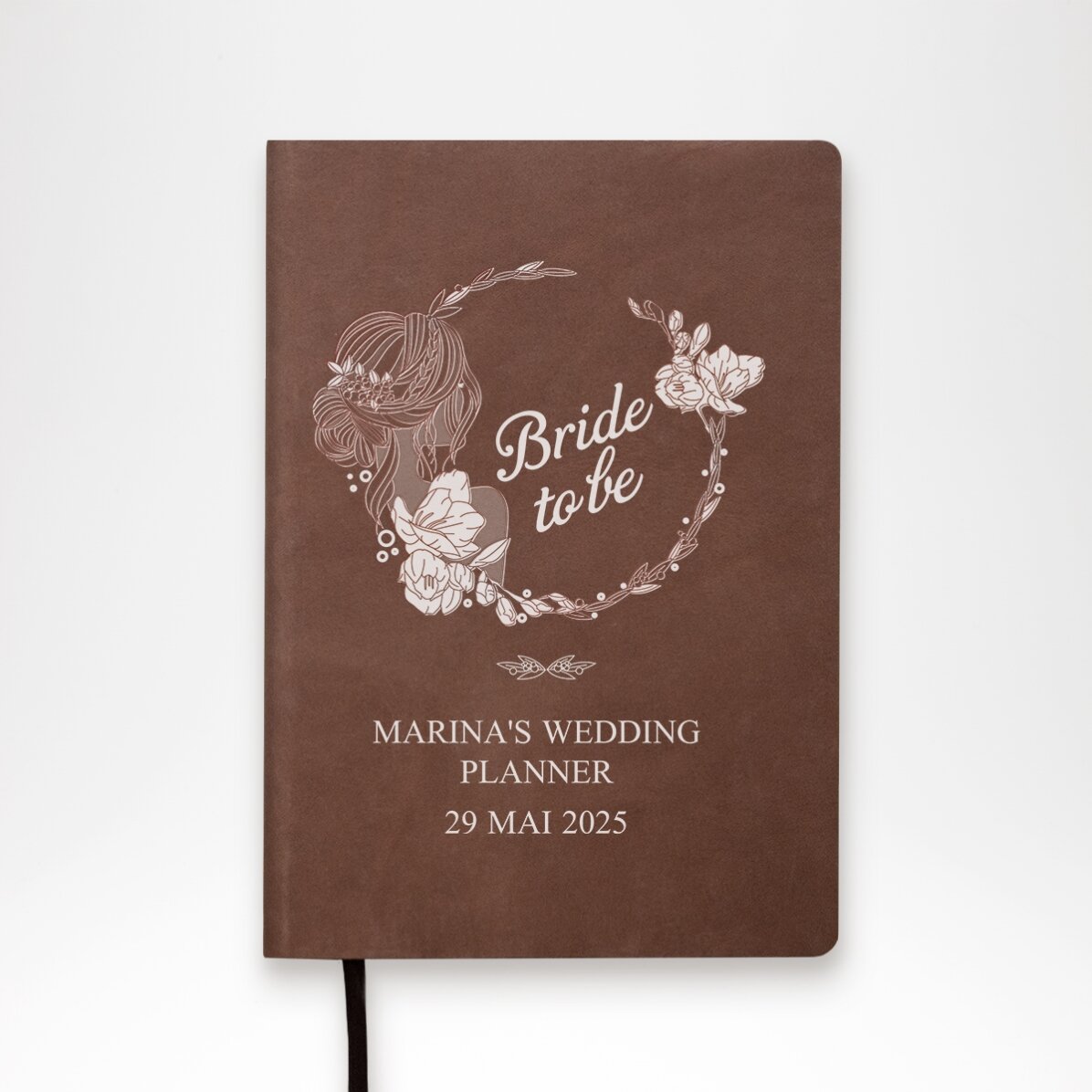 Agendă personalizată cu text - Wedding planner
