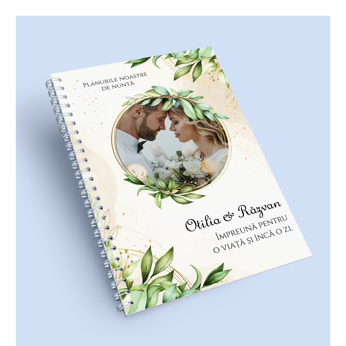 Personalised diaries and notebooks for weddings