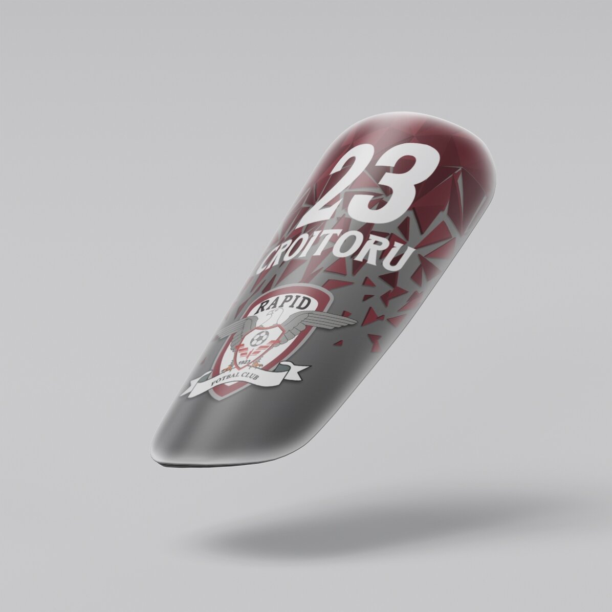 FC Rapid football defenders personalised with text - Broken pieces