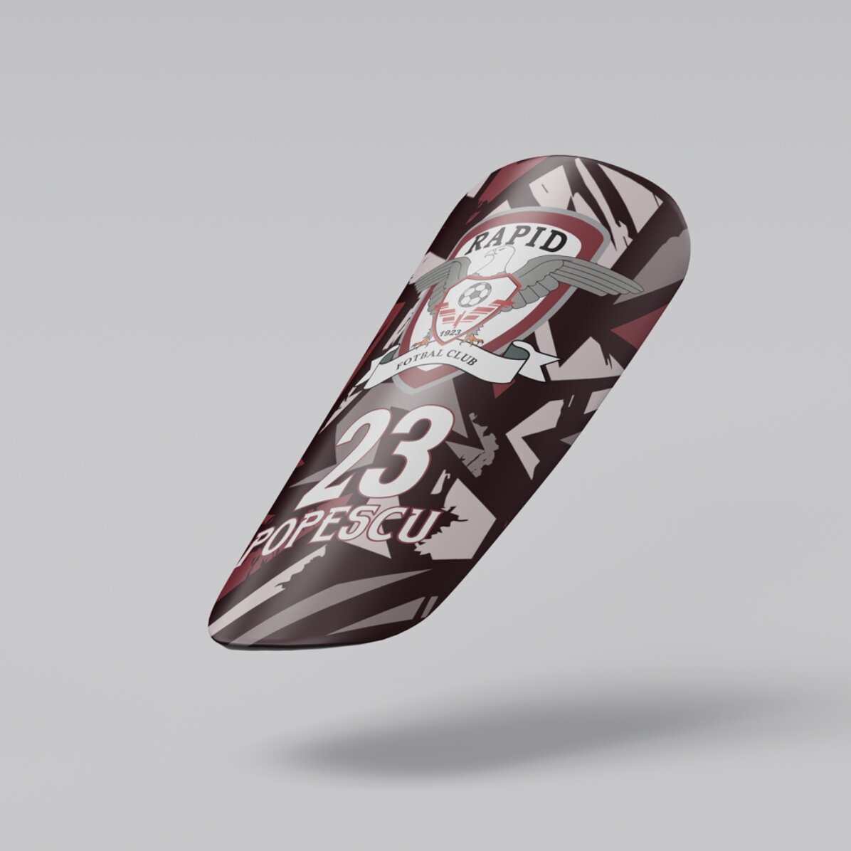 Apărători de fotbal FC Rapid personalizate cu text - Pattern