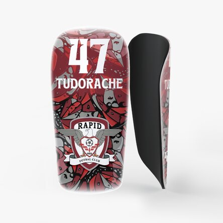 FC Rapid football defenders personalised with text - Stone