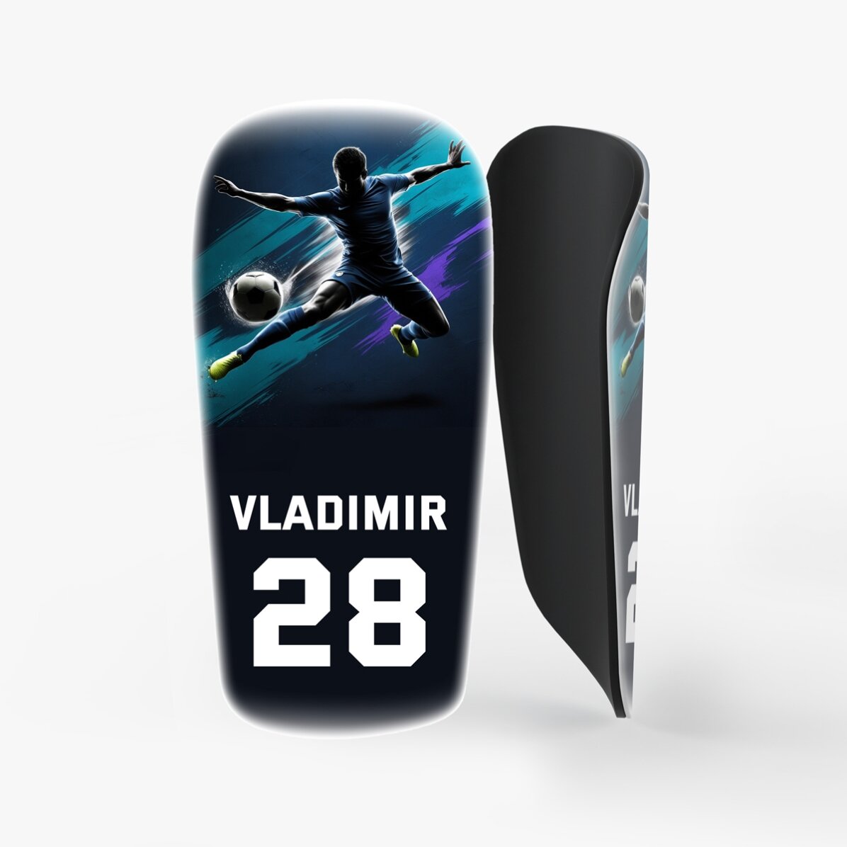 Personalised football shirts with name and number