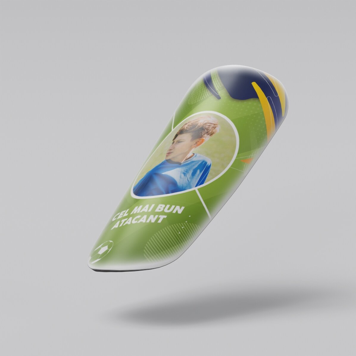 Personalised football shirts with photo and message