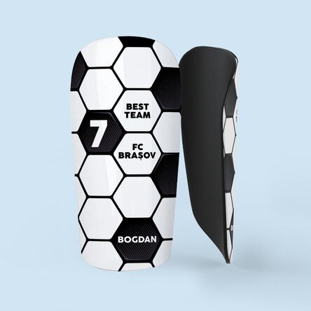 Apărători de fotbal personalizate cu poze și text