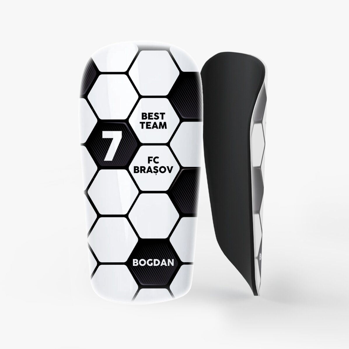 Personalised football shirts with photos and text