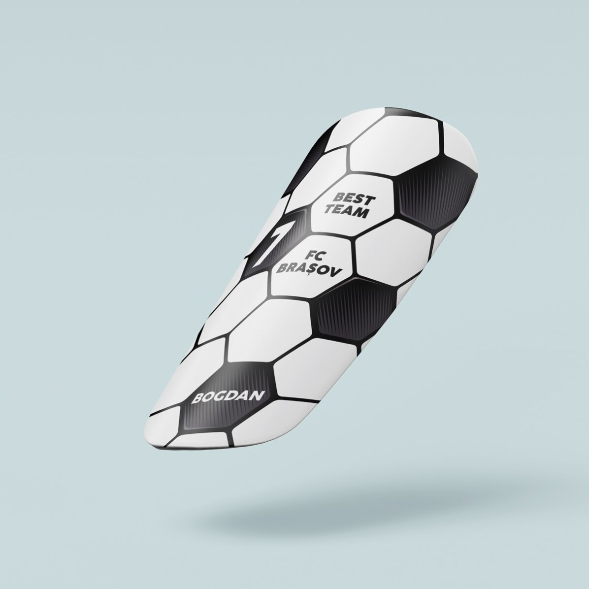 Apărători de fotbal personalizate cu poze și text