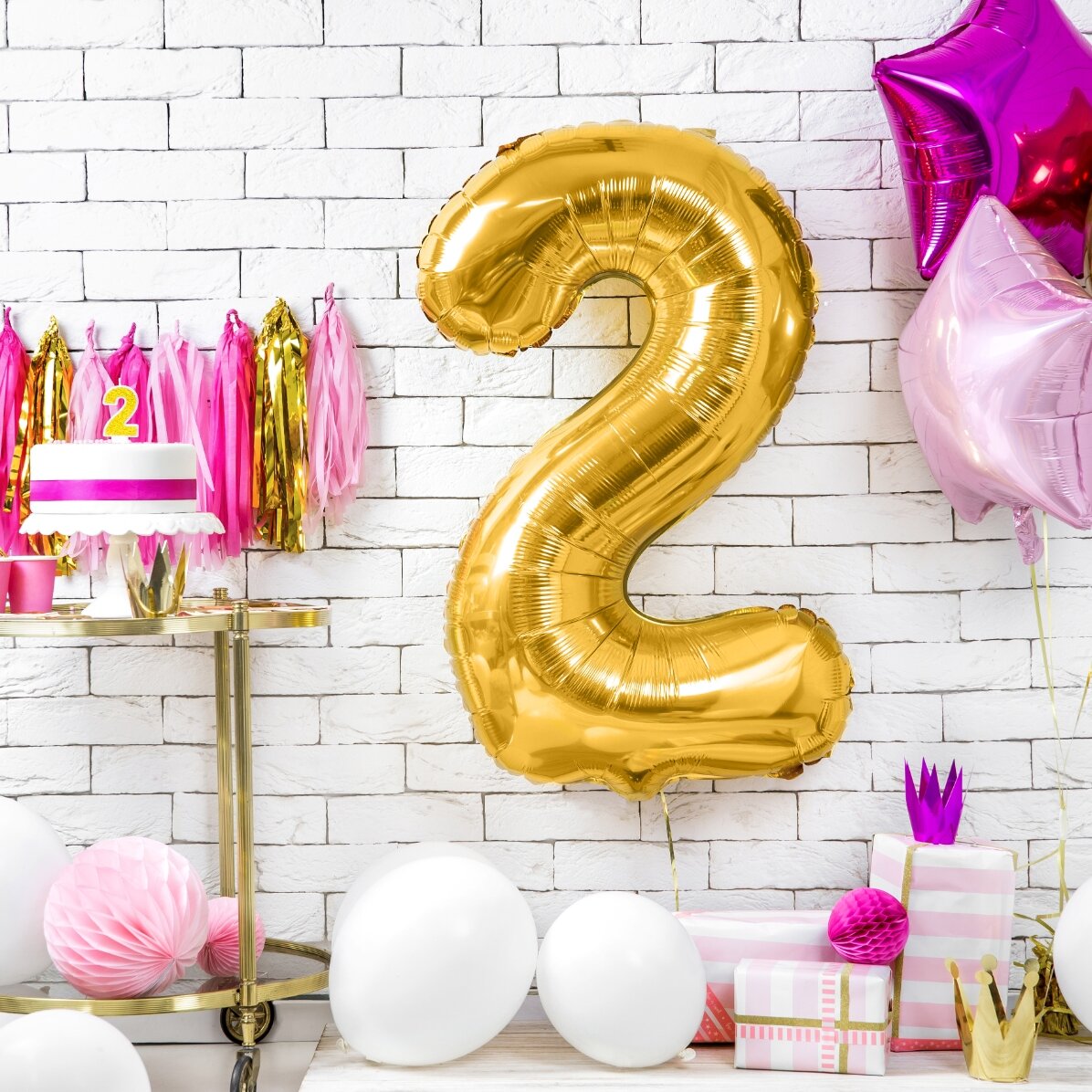 Baloane - Cifre aurii 86cm