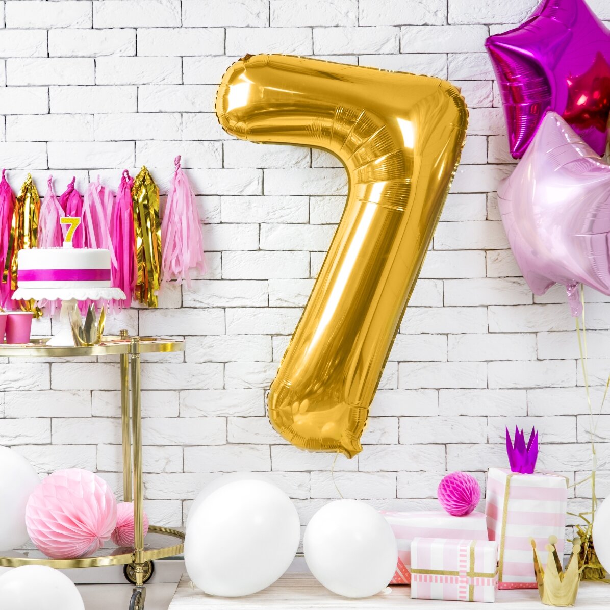 Baloane - Cifre aurii 86cm