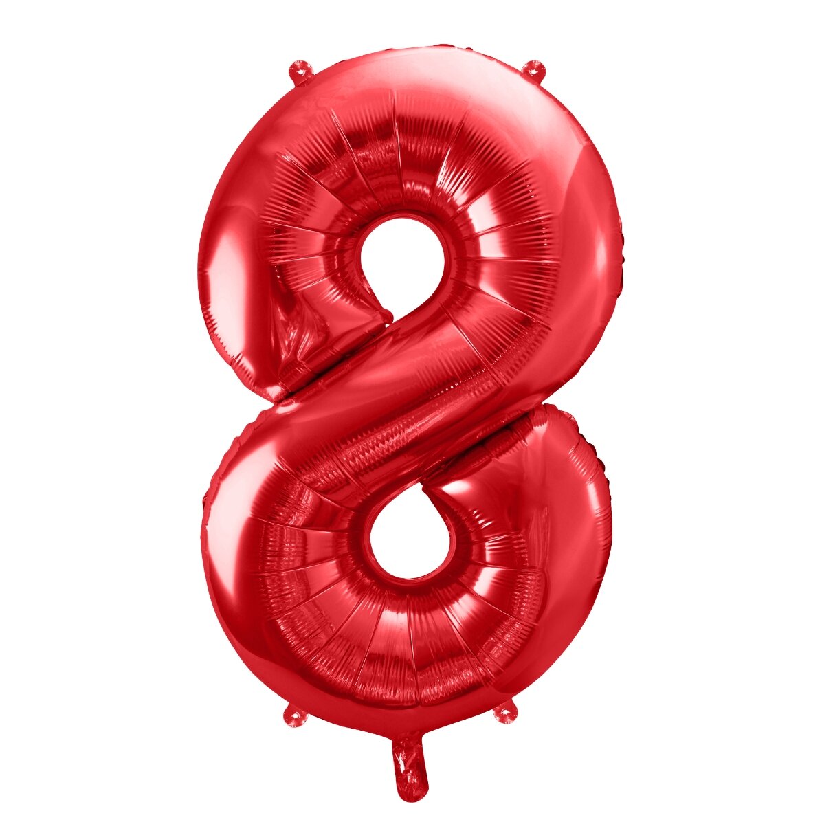 Balloons - Red numbers 86cm