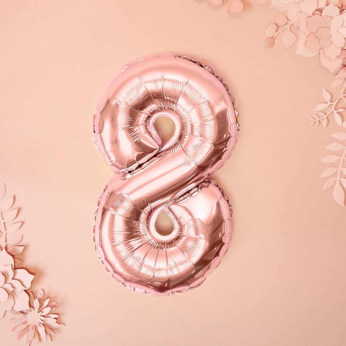 Baloane - Cifre roze 35cm