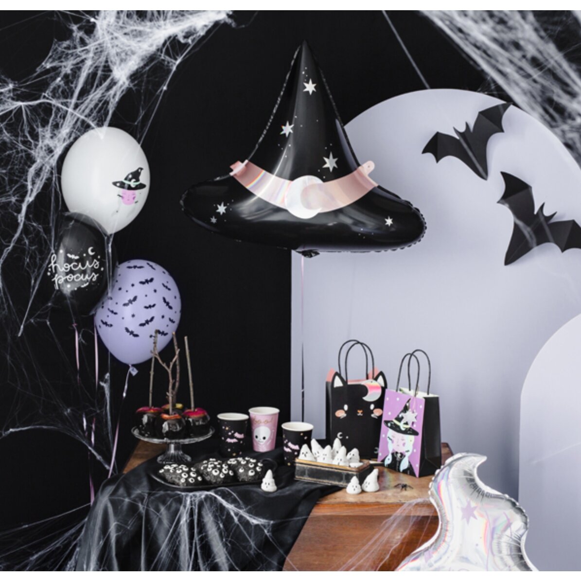 Set 6 baloane de Halloween - Vrăjitoare