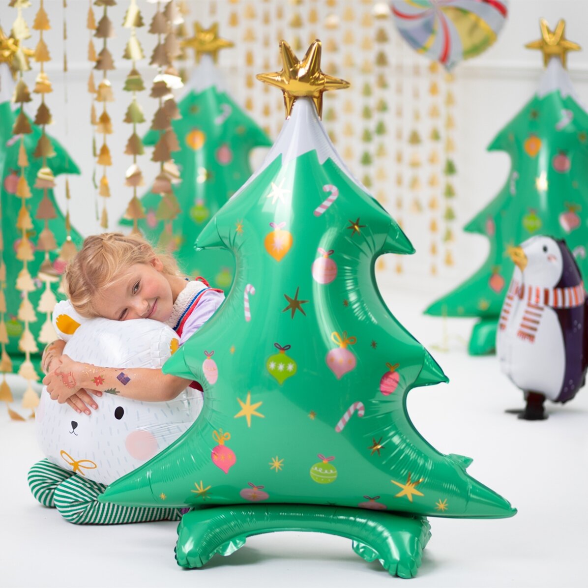 Balon - brad de Crăciun