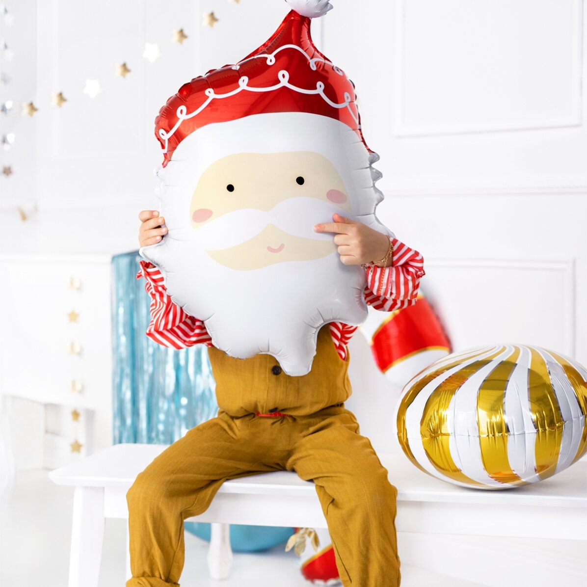 Balon - chipul lui Moș Crăciun