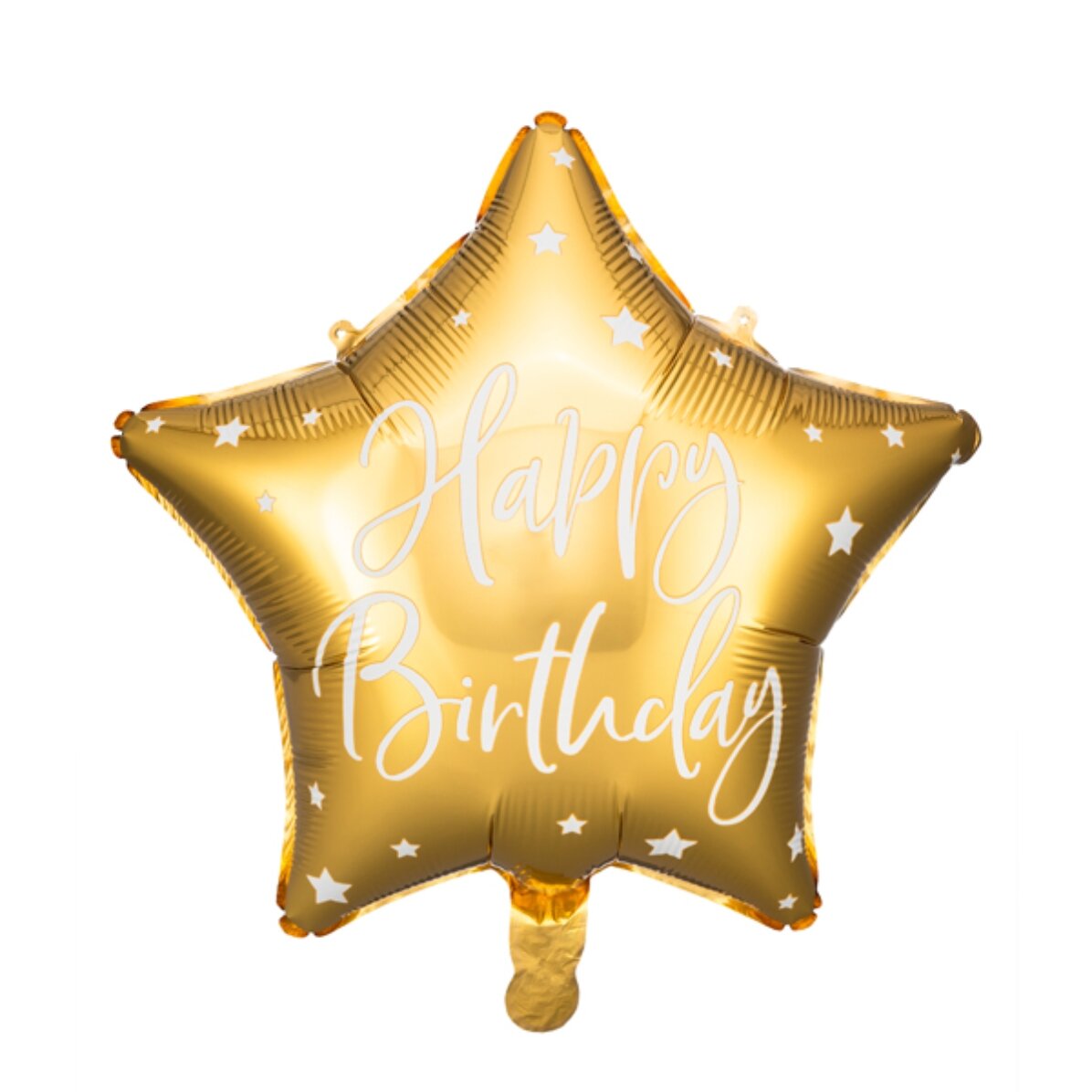 Balloon - golden star Happy Birthday