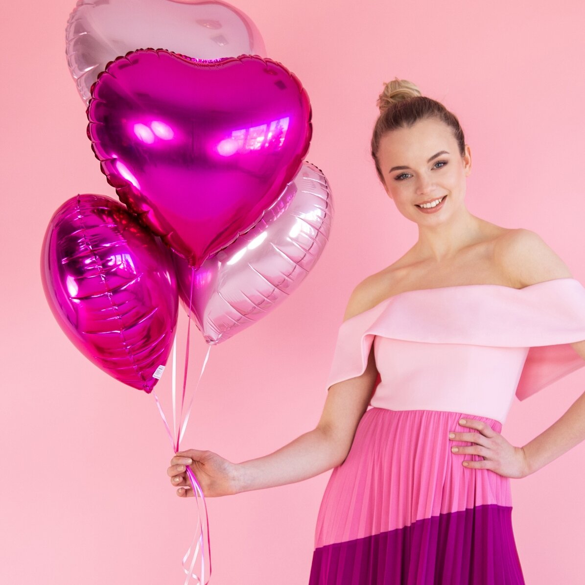 Balloon - Pink Heart 45cm