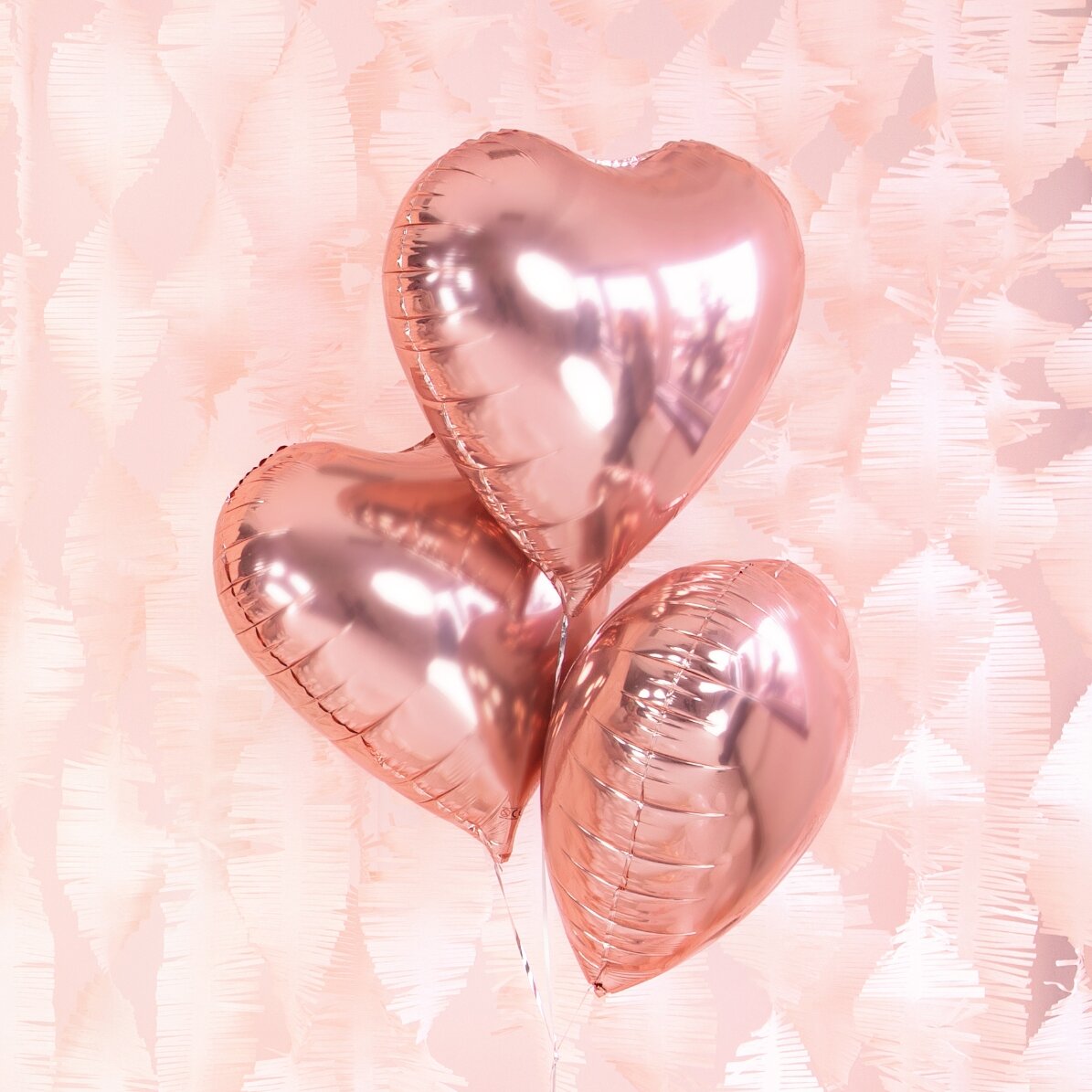 Balloon - Rose gold heart 45 cm