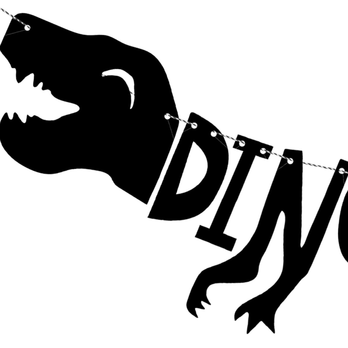 Banner Dinozaur Dino party