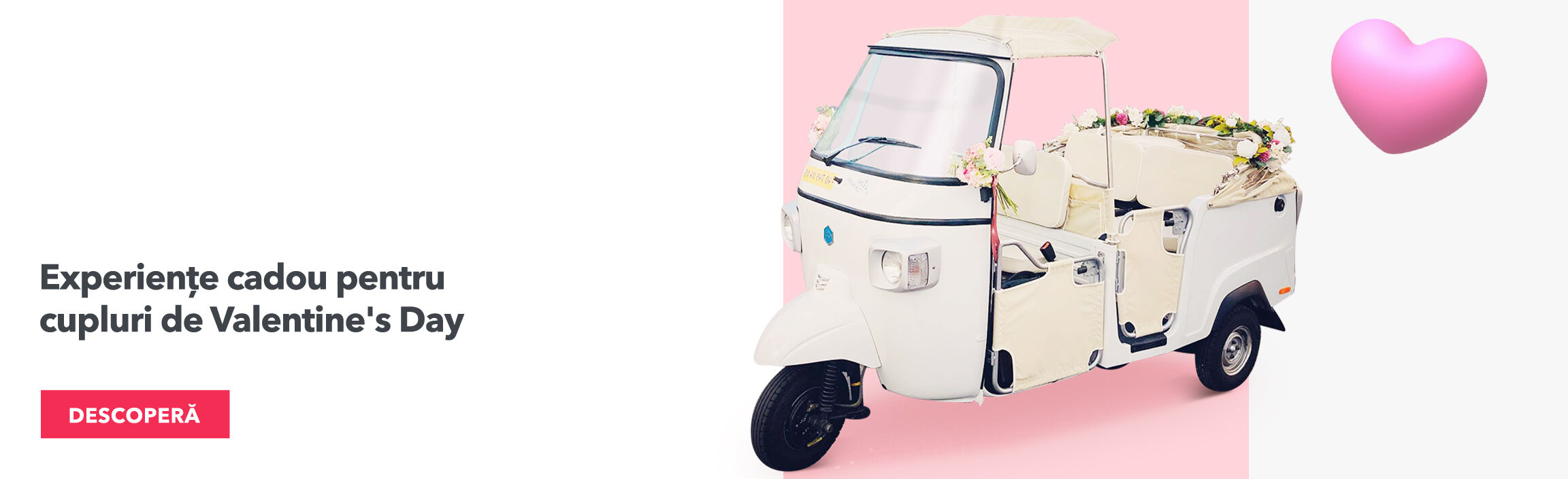 Experiențe cadou de Valentine’s Day