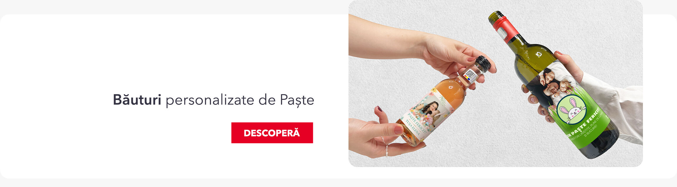 Băuturi personalizate de Paște