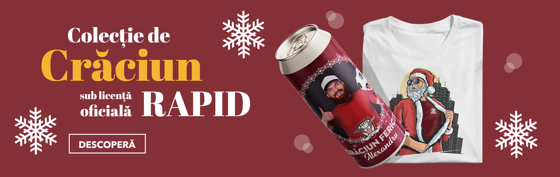 Personalised Christmas gifts under the official FC Rapid 1923 licence