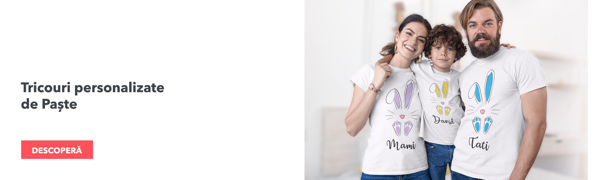 Personalised Easter T-shirts