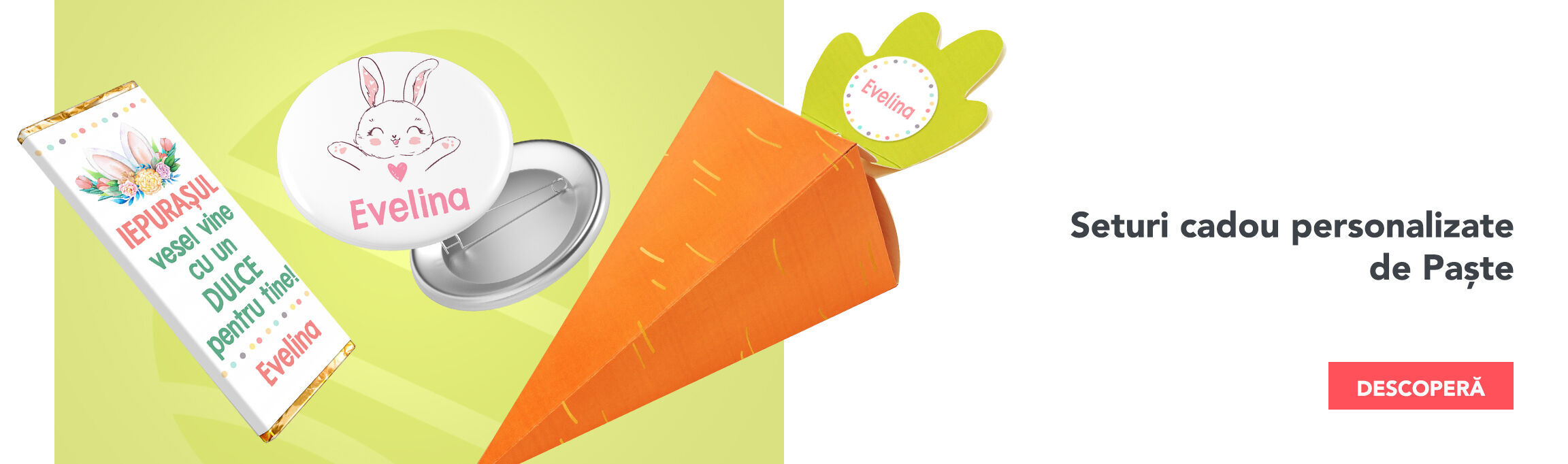 Personalised Easter gift sets