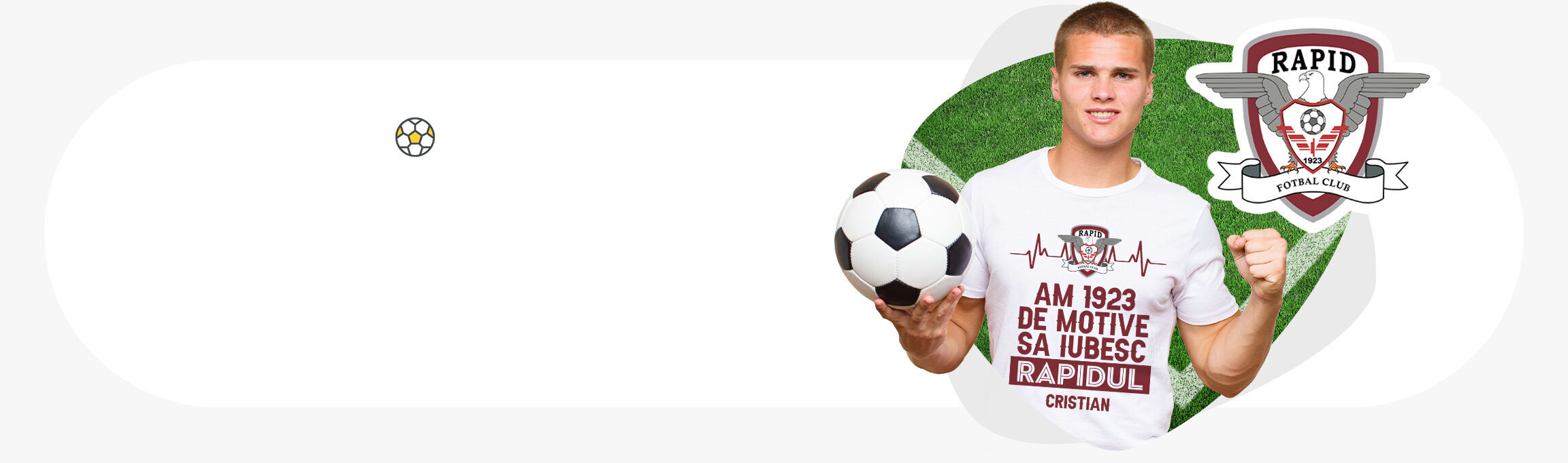 Personalised gifts under official licence - FC Rapid 1923 Bucharest