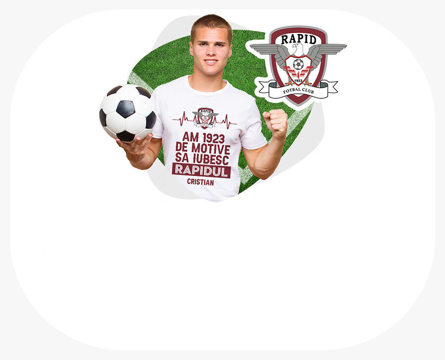 Personalised gifts under official licence - FC Rapid 1923 Bucharest