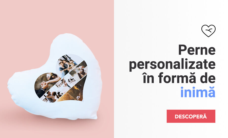 Perne în formă de inimă personalizate