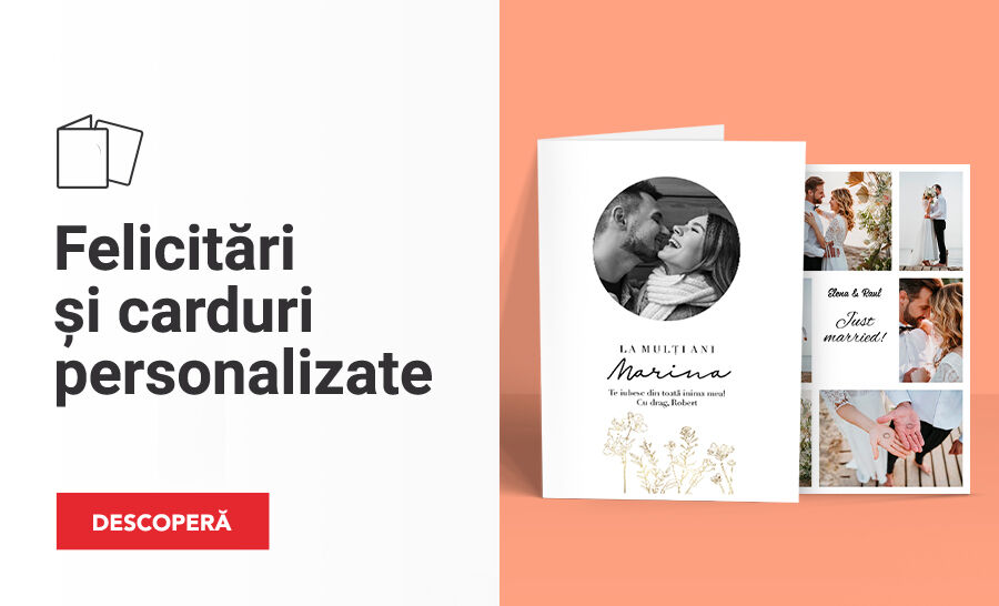 Felicitări și carduri personalizate