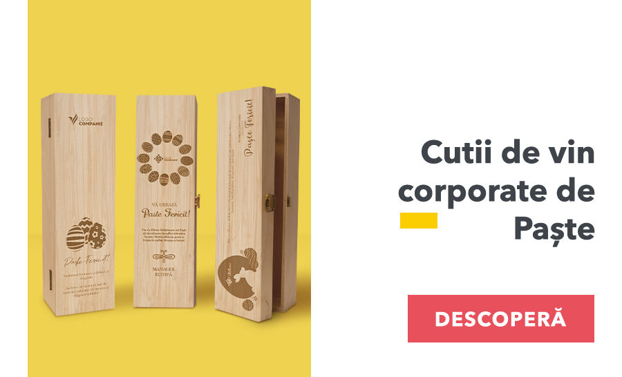 Cutii de vin corporate de Paște