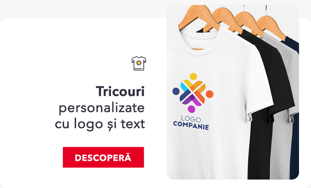 Tricouri personalizate cu logo