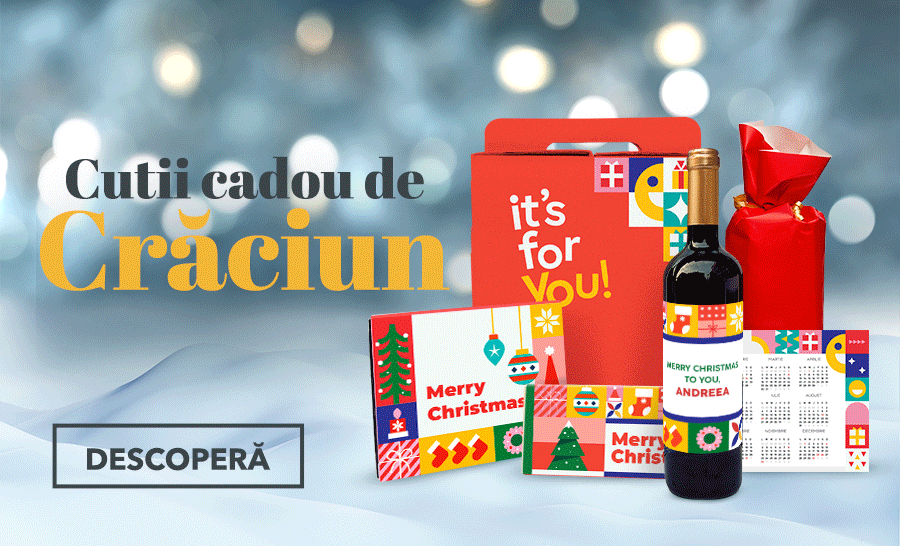 Gift boxes with Christmas products