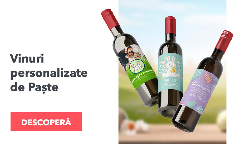 Personalised Easter wines