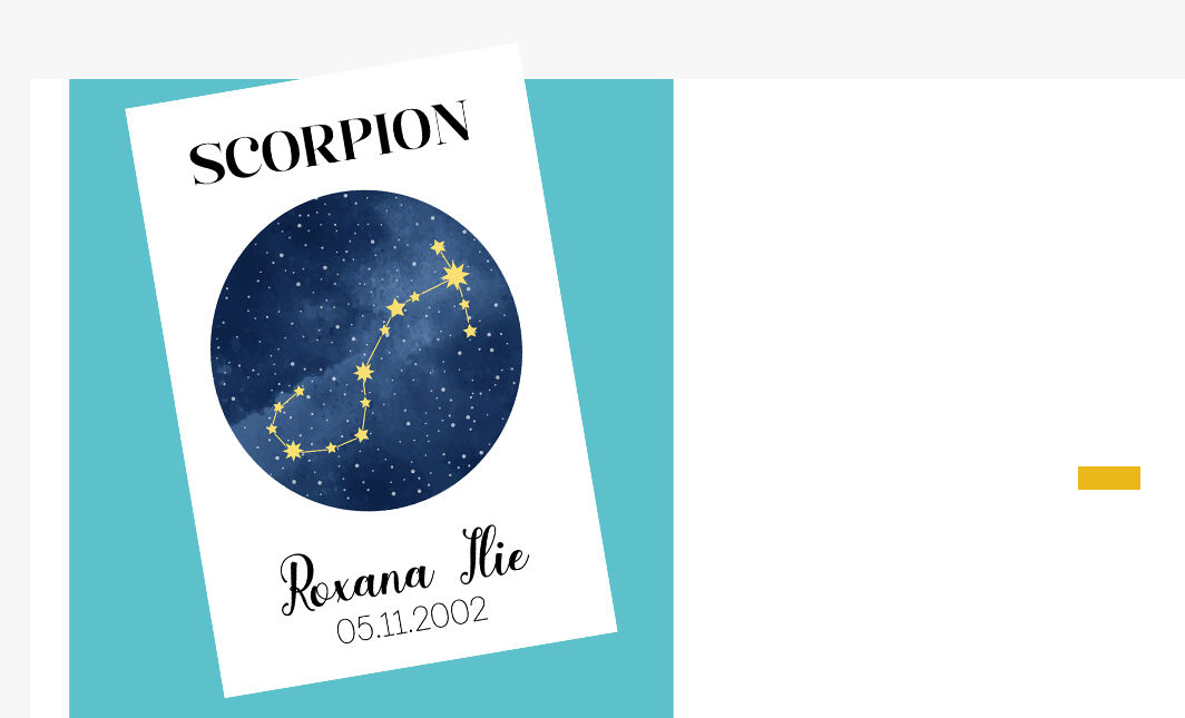 Personalised gifts for Scorpio