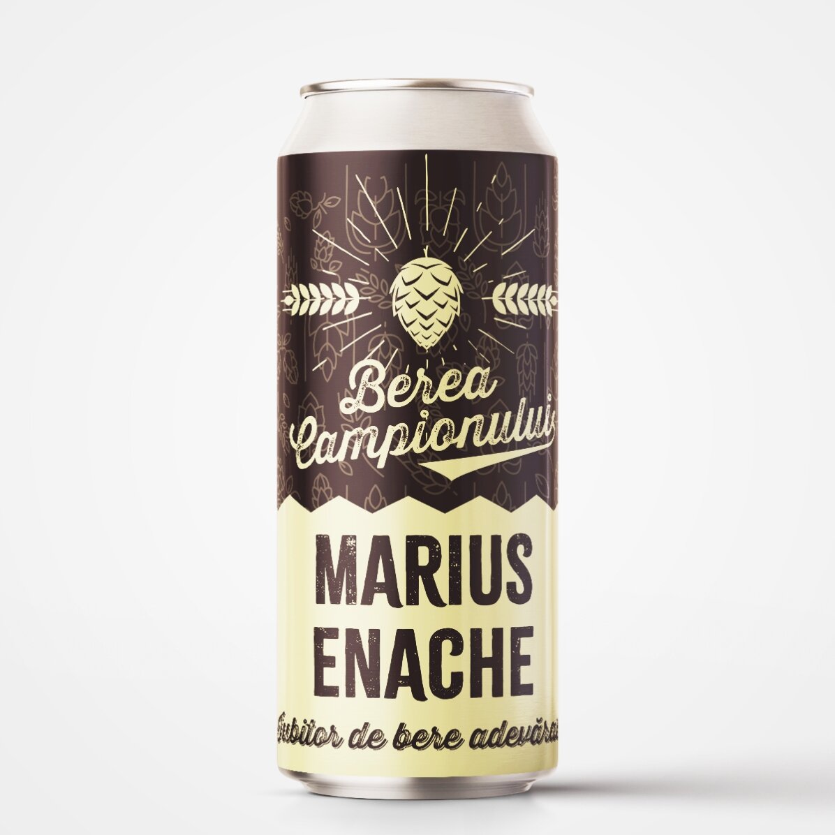 Bere la doză personalizată cu text - Berea campionului