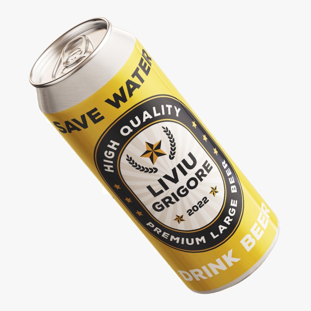 Bere la doză personalizată cu text - Save water drink beer