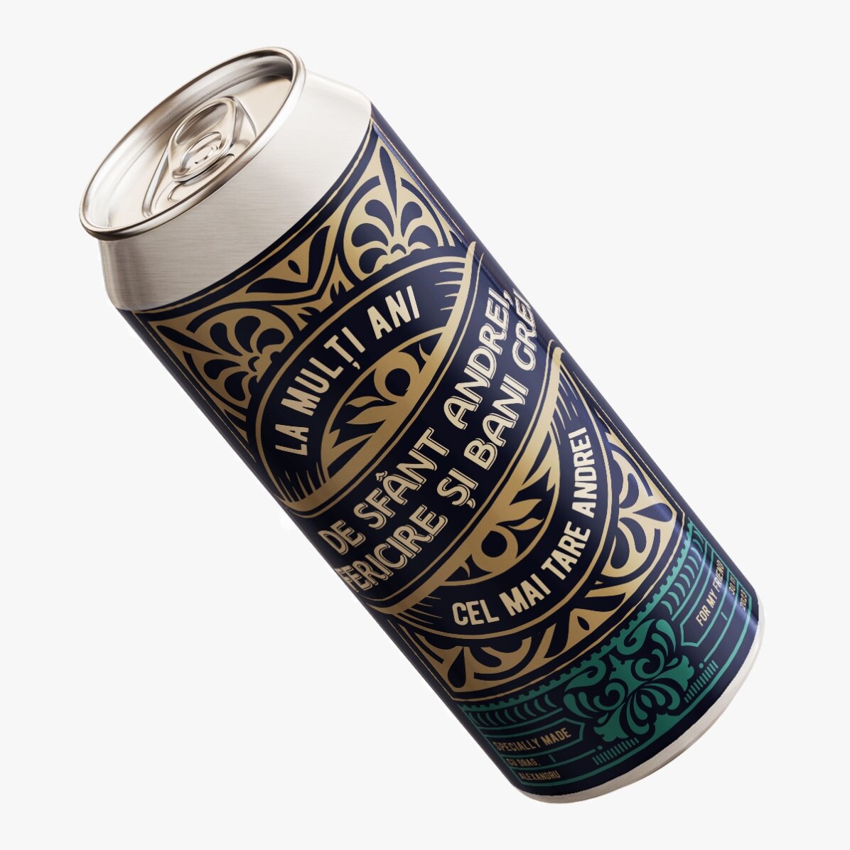 Bere la doză personalizată cu text - For The Best