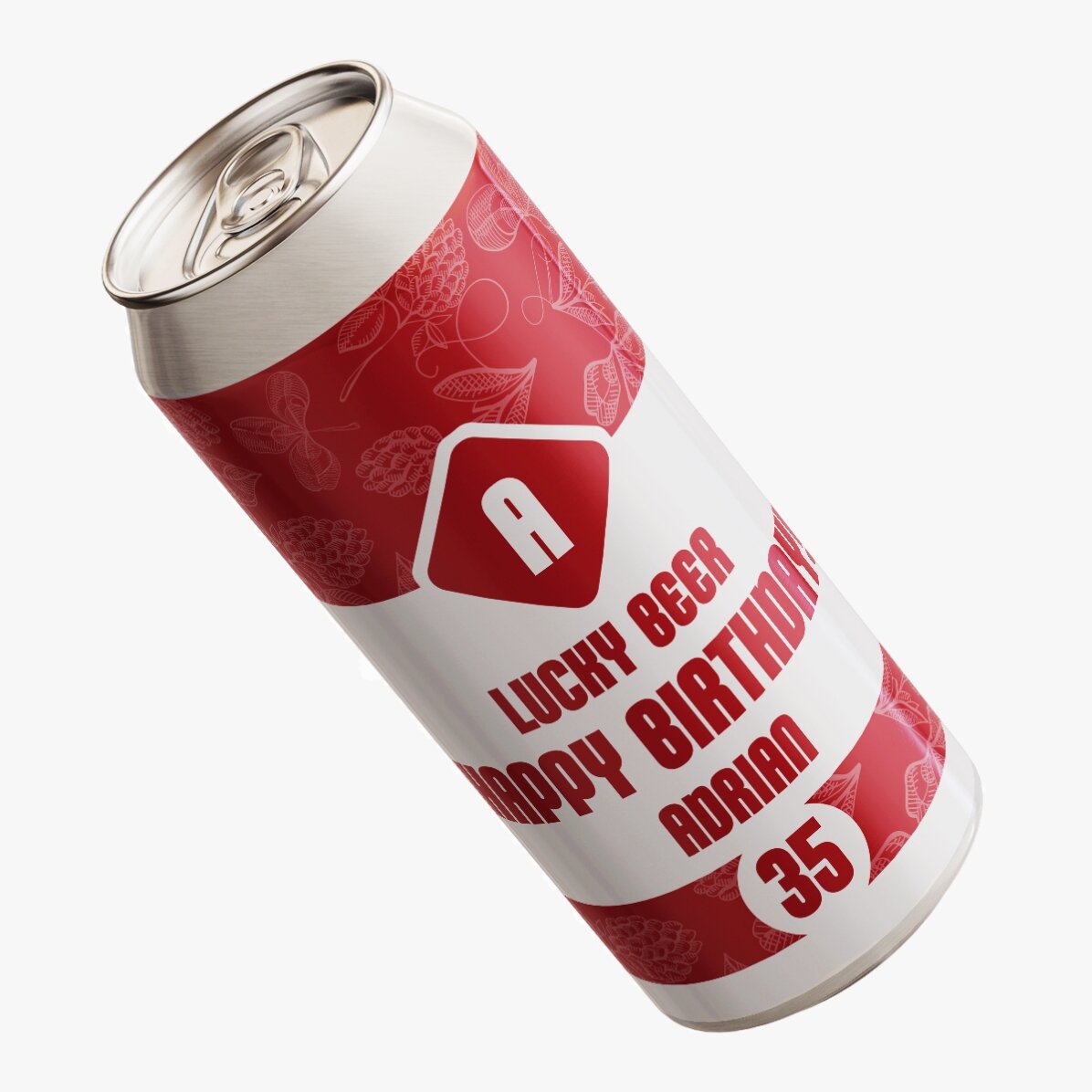 Bere la doză personalizată cu text - Lucky Beer