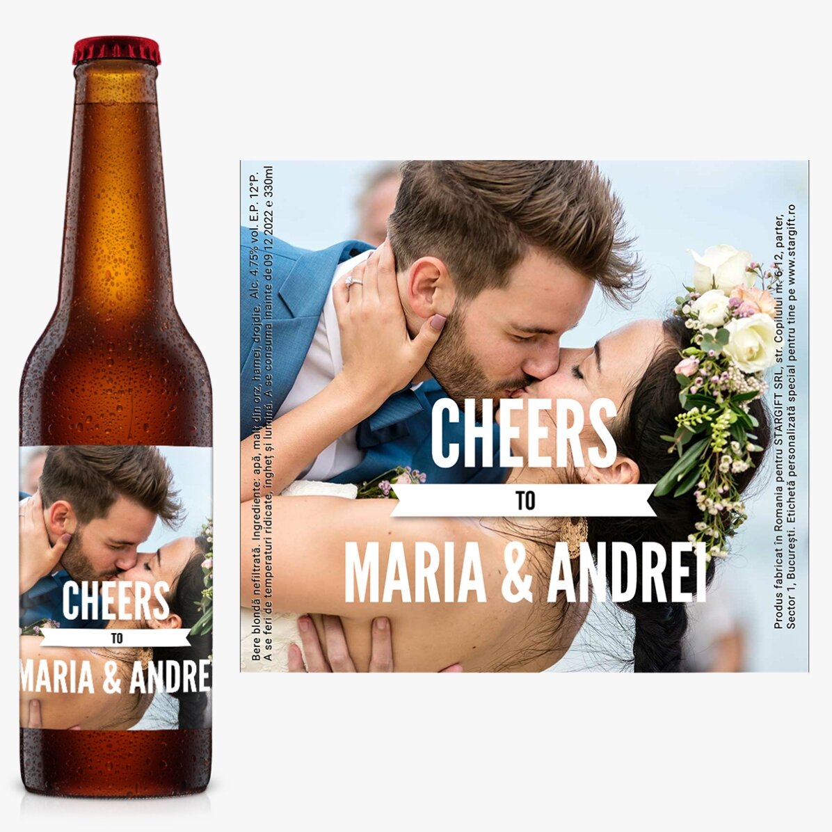 Bere personalizată - cheers to